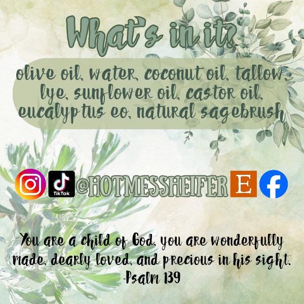 Sagebrush & Eucalyptus Tallow Soap