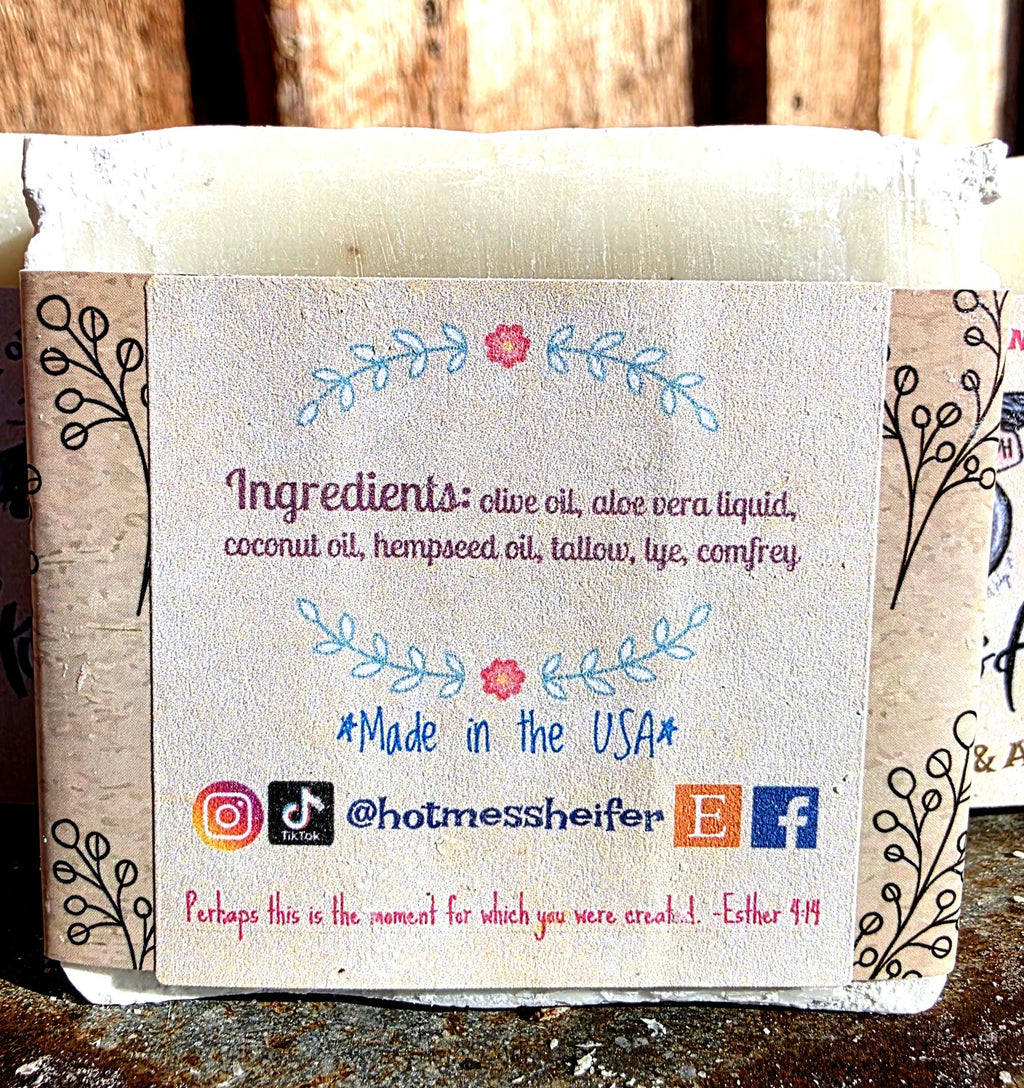 Comfrey & Aloe Tallow Soap