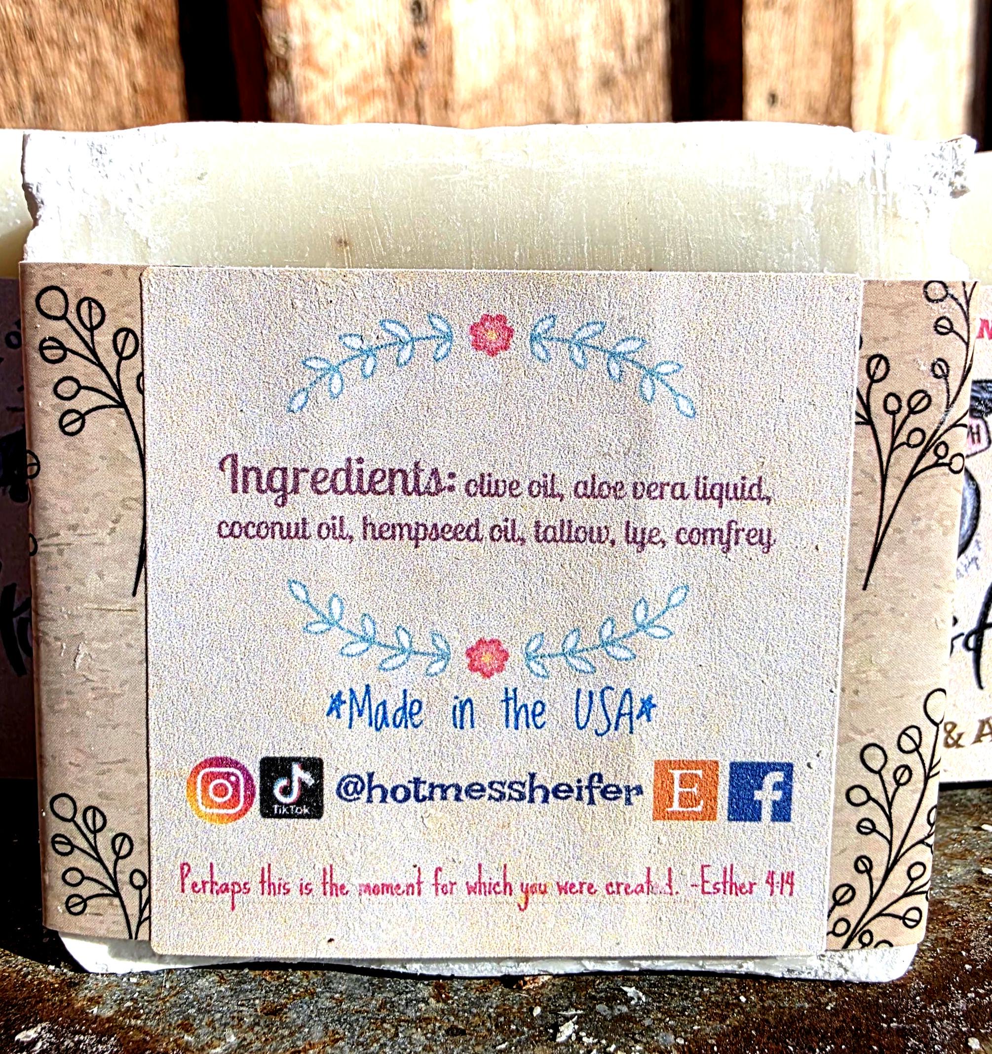 Comfrey & Aloe Tallow Soap