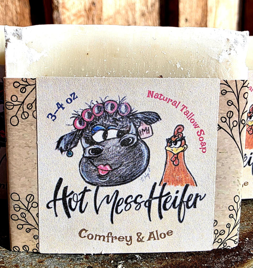 Comfrey & Aloe Tallow Soap